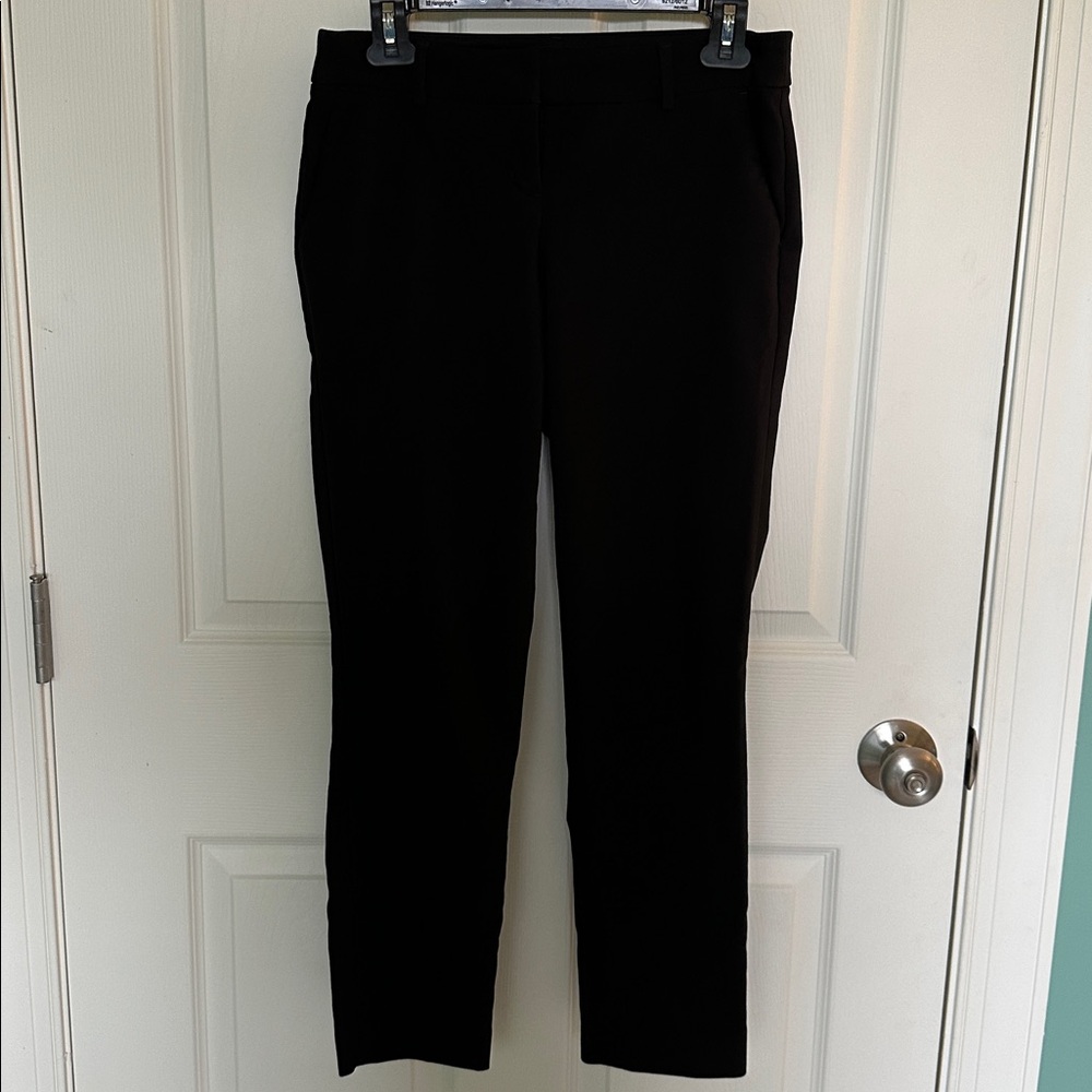 Express Low Rise Straight Leg Ankle Black Dress Pant Size 2